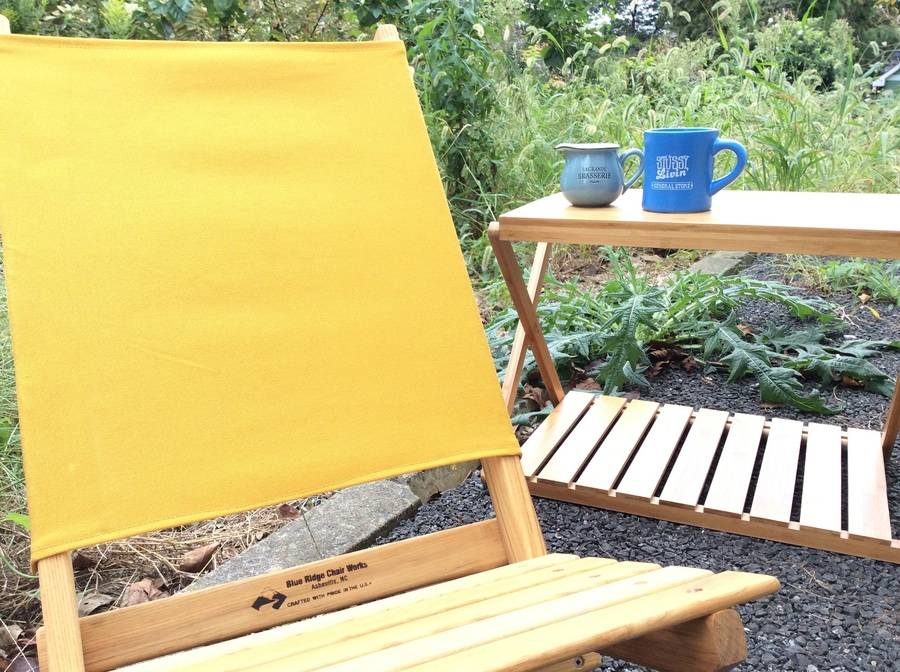 【TFスポーツ柏】Blue ridge Chair Worksローチェア【中古キャンプ用品】