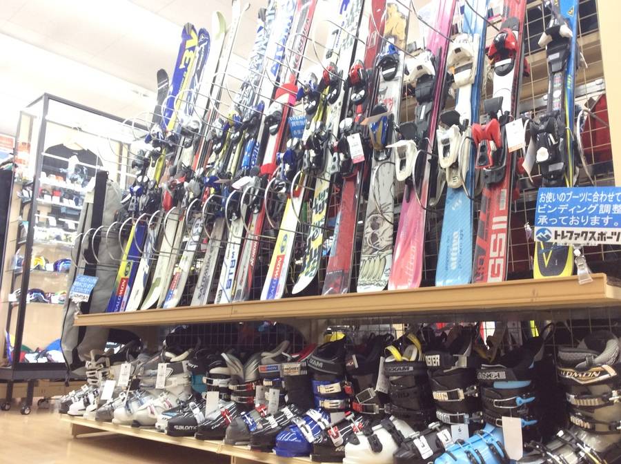 【TFスポーツ柏】初めてのスキーも安心！資格者常駐！【中古スキー・ウインター用品】