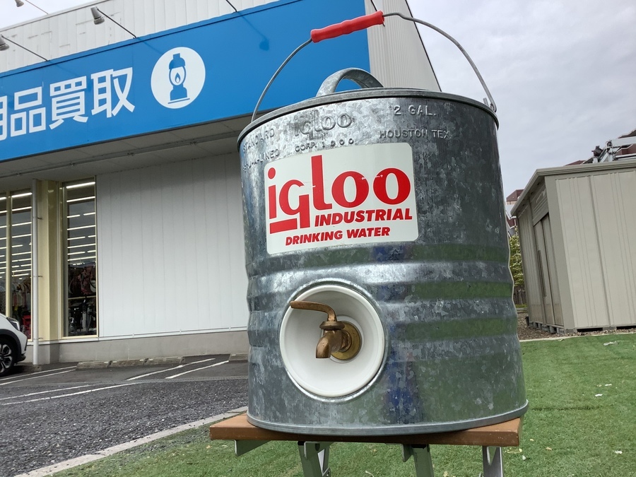 独特の素材 igloo イグルー メタルウォータージャグ廃番品ブリキ