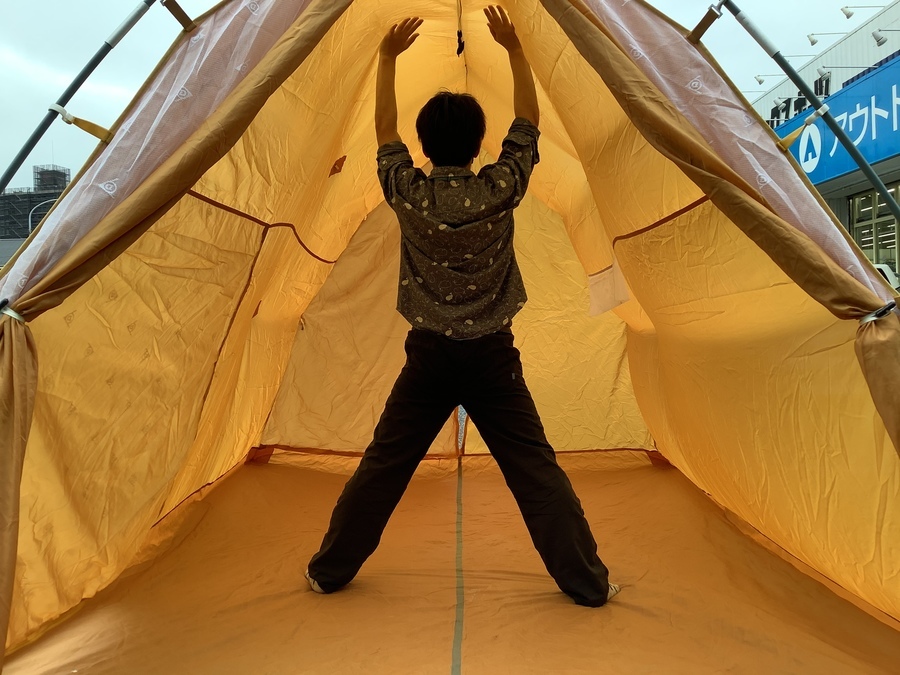 ダンロップの大型テント「ダルセパクトA-613」設営してみた！[2021.07 
