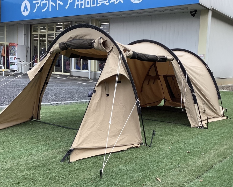 2人でも余裕！初心者さんにオススメ☺︎【DoDカマボコテントソロTC