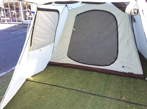 ロゴスのグランベーシックトンネルドームXL-AG張ってみた。[2019.11.17