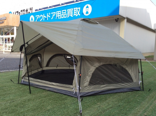 DOD ワンタッチテント キノコテント キノコテントはワンタッチで便利！DODのキノコテントは