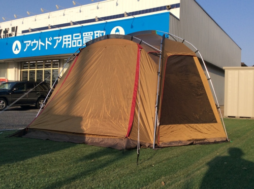 ONLINE購入可！」スノーピークのメッシュシェルター設営してみた