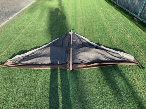 キャンプマニアプロダクツのツインポールシェルターPRECIOUS入荷