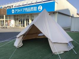 自作煙突穴有！キャンバスキャンプ「シブレー400スタンダード