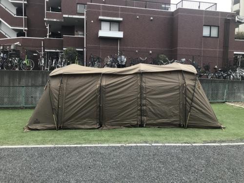 タラスブルバ　キャタピラー2ルームシェルター6P タラスブルバのトンネルテント「キャタピラー2ルームシェルター