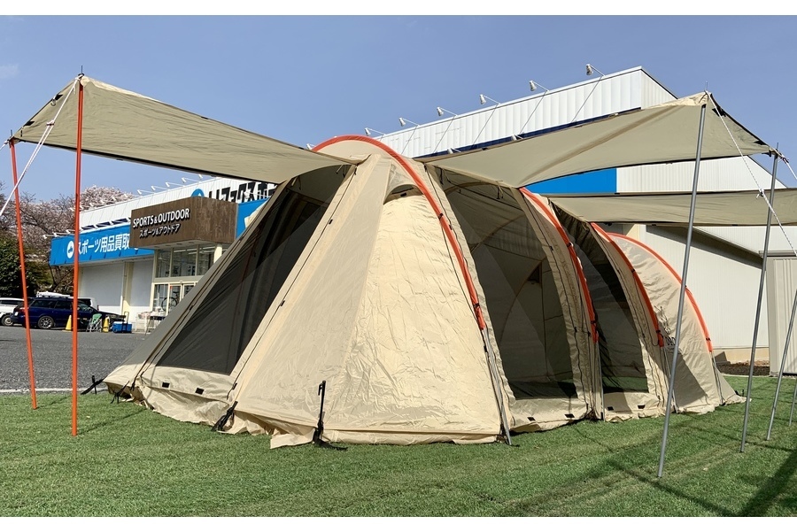 DOD（DOPPELGANGER OUTDOOR）カマボコテント初期型【廃番品】 DOD（DOPPELGANGER OUTDOOR）カマボコテント初期型【廃番品】 少人数