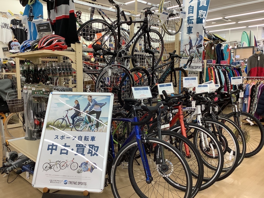 ロードバイク等の自転車買取はトレファクスポーツ柏店へ！！