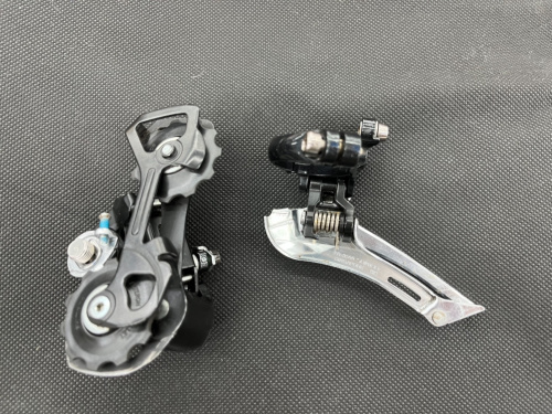 6700 アルテグラ stiレバー フロント リアディレイラー クランク SHIMANO - 6700 アルテグラ stiレバー フロント リア