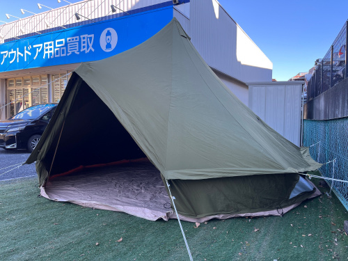 高級生地のベンタイルで製造されたベルテント/タープ[2023.01.05発行