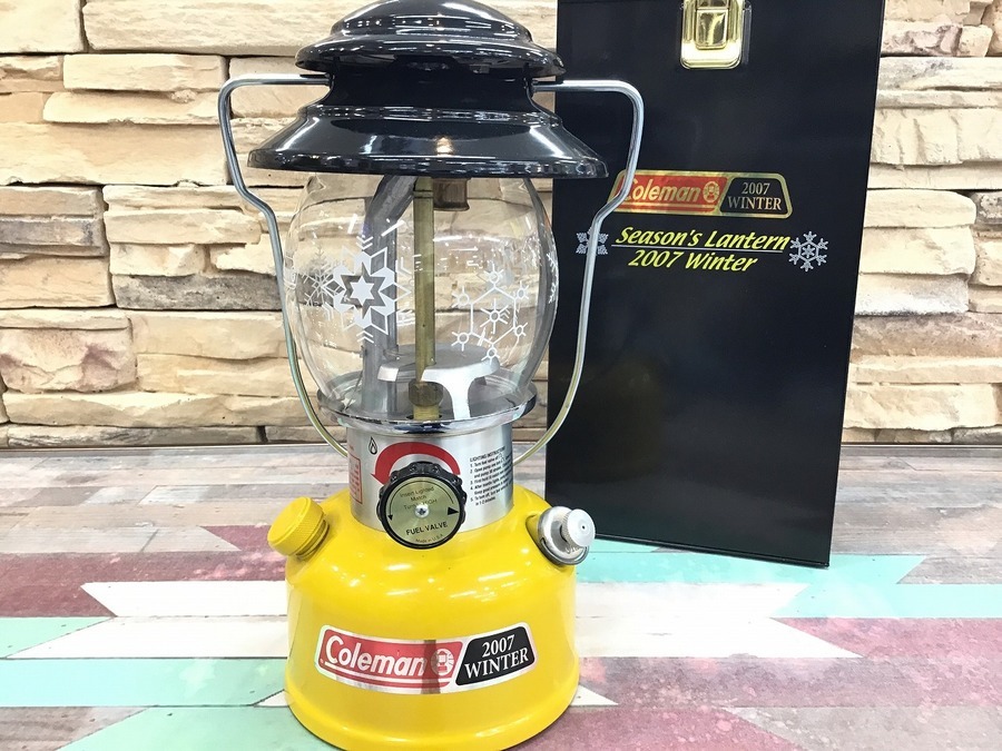 美品 コールマン Coleman SEASON'S LANTERN2007 シーズンズ ランタン 2007 メタルケース ワンマントル キャンプ アウトドア