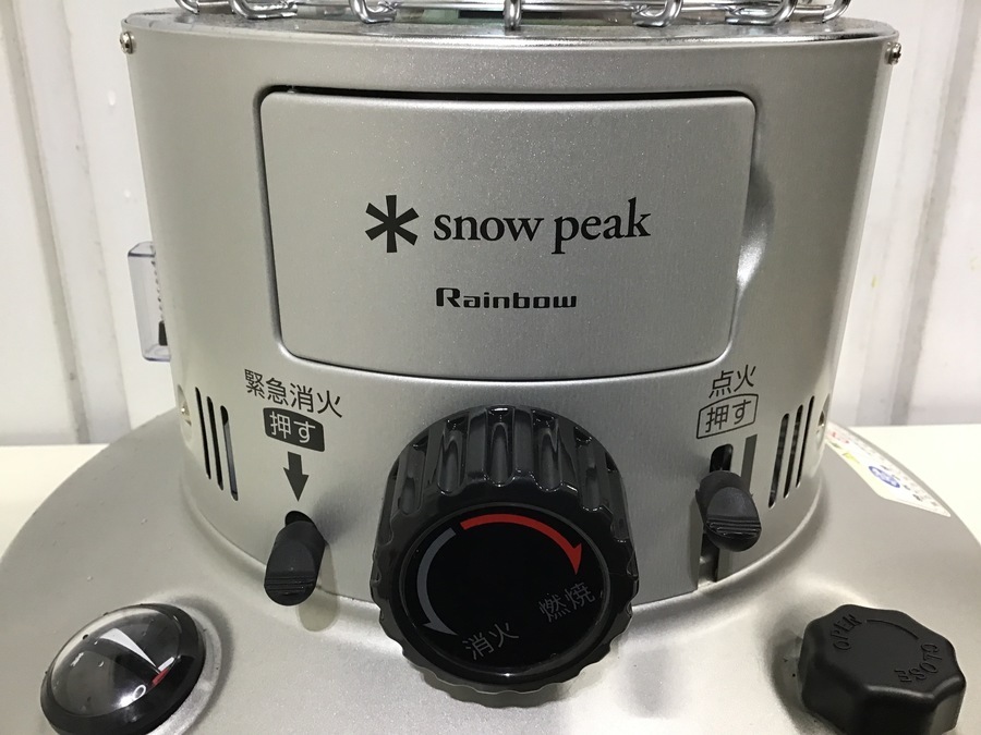 雪結晶映えるお洒落石油ストーブ！snow peak（スノーピーク ...