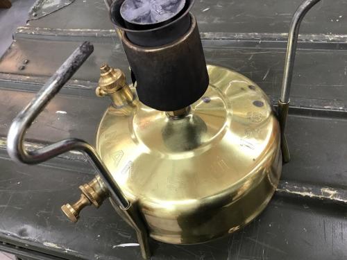 マナスル126 動作確認済み 古いキャンプ ストーブ】 マナスル126 改 サイレントバーナー