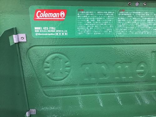 Coleman - ユーカリ　希少コールマン ツーバーナー 423-770J 202010131943222.JPG