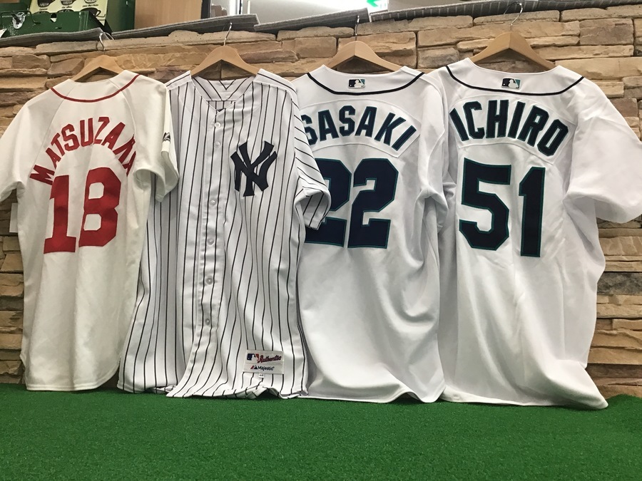 MLB（メジャーリーグ）ユニフォーム特集！！超メジャーな日本人選手からチームユニフォームまで多数紹介！
