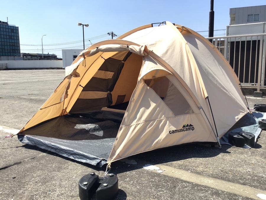 CANVASCAMP（キャンバスキャンプ）のポリコットン製のドームテント入荷！