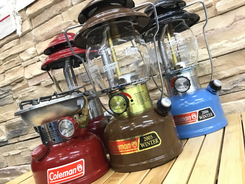コールマン ガソリンランタン 1996年製 自家塗装 カングー カラー スマホで購入OK】近日入荷したコールマンのビンテージランタン