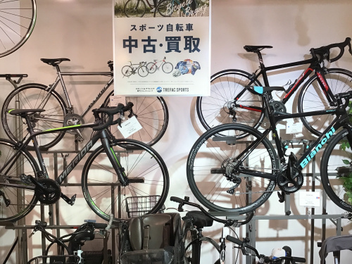 ロードバイクやマウンテンバイク等のスポーツバイクを買取強化してい