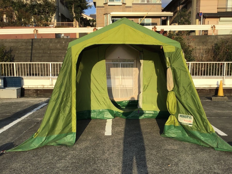 ミネルバⅡの幕張　テント