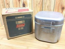 レトロアウトドア　当時物 RETRO OUTDOOR＊COLEMAN コールマン＊501/502系　ストーブケース 　アルミケース　クッカーケース＊アルミニウム Coleman 501-960 501・502用 アルミクッカー ケース
