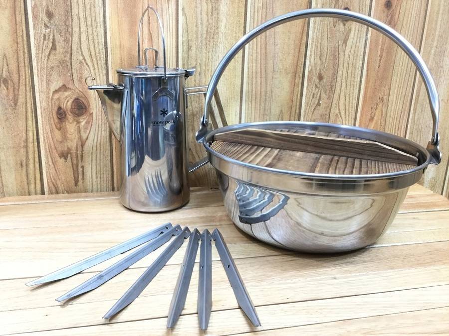 スノーピーク 大鍋 TFスポーツ岩槻店】snow peak(スノーピーク)製、大鍋・ケトル