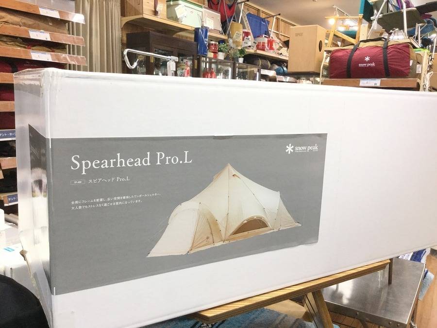 【TFスポーツ岩槻店】snow peak(スノーピーク)話題の新作テント『スピアヘッド Pro.L』未使用で入荷！