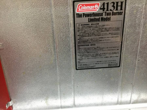 TFスポーツ岩槻店】希少！Coleman（コールマン）413H490J赤袖バーナー