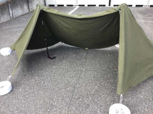 ソロキャンプにおすすめ！US軍 パップテント入荷！[2019.06.18発行
