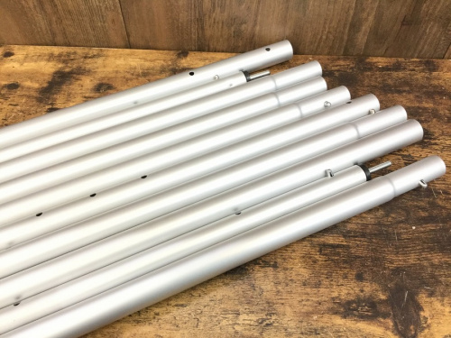 Luxe ルクセ ツインシェルター LT-7760 ポール付き タープ一体型！煙突ポート付きツインポール、パップテント