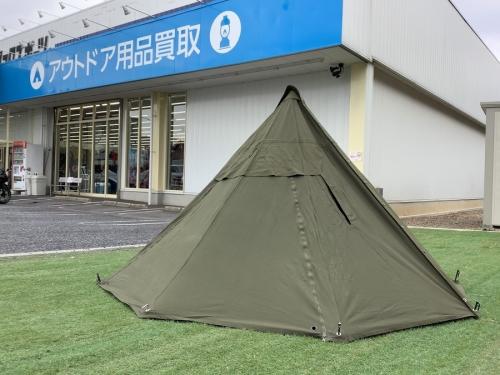 ソロキャン買取】ポーランド軍 ファスナー加工のポンチョテント