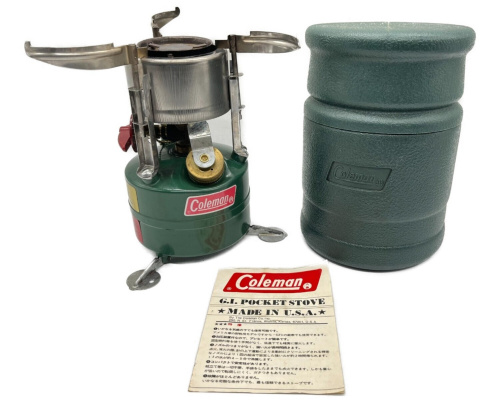 【米軍実物】1966年製コールマン M-1950 GIストーブ 極上品 メンテ済 Coelman】GIポケットストーブ、通称「M-1950」をリペアしてみた