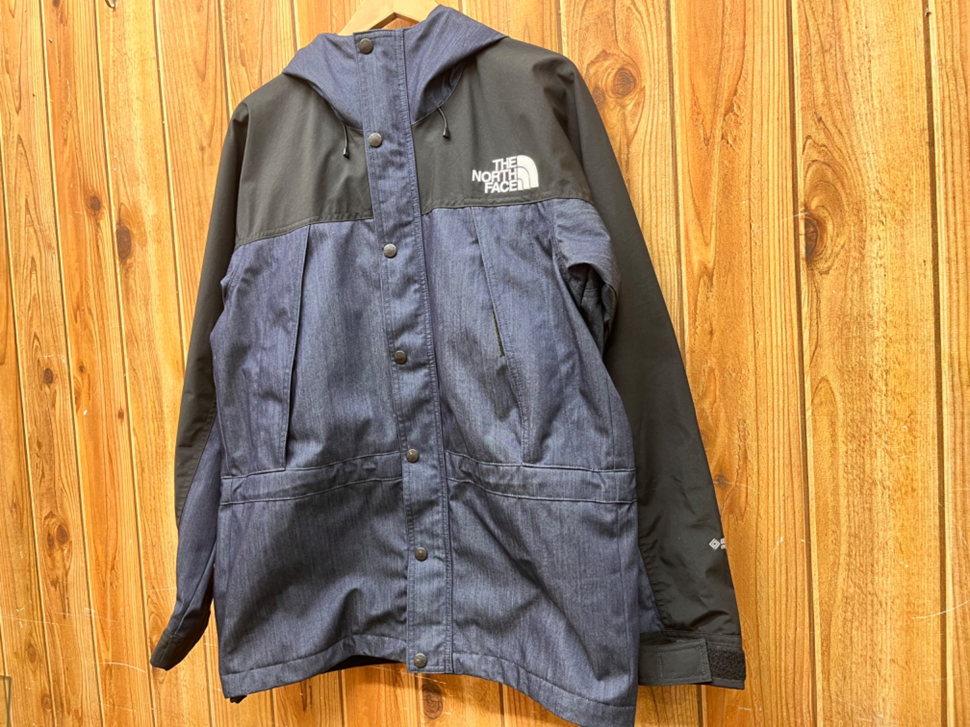 2回程着用しクリーニングしてTHE NORTH FACE マウンテン デニム ジャケット